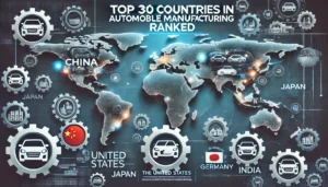 top 30 countries in automobile manufacturing